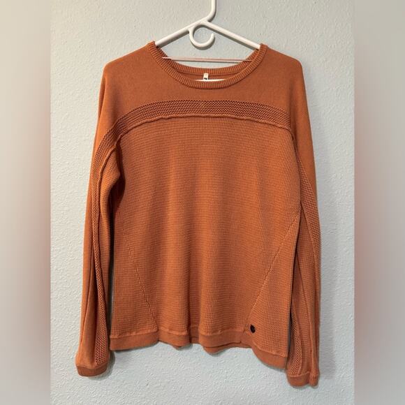 Kuhl Kosta Sweater in Sandstone S Cozy Super Soft Clay Terra Cotta Peachy Orange - Picture 2 of 7